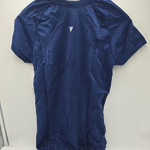 Anique Women's Signature Short Sleeve Riding‎ Equestrian Crew Blueberry L Shirt - Picture 4 of 14